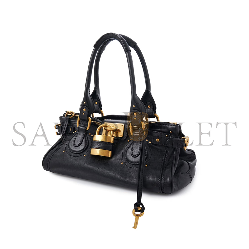 Ch10É paddington bag aus genarbtem leder ch25ws802p75001 (36*18*18cm)